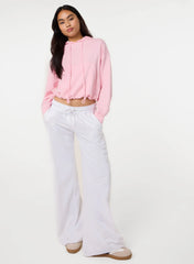 Drawstring Puffball Hoodie