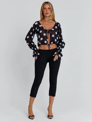 LUMAE CAPRI PANTS BLACK