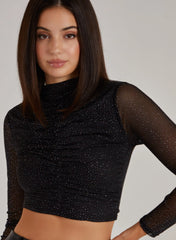 Sparkle Long Sleeve Top
