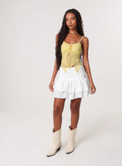 Polka Dot Butterfly Cami Top
