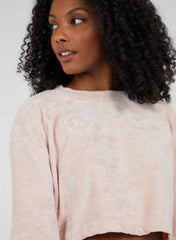 Pink Vanilla Long Sleeve Cropped Jumper