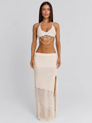 ZARIELLE MAXI SKIRT IVORY