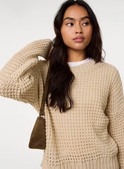 Waffle Knit Crop Jumper