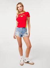 Espana Embellished Football T-Shirt