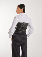 Double Layer Corset Shirt