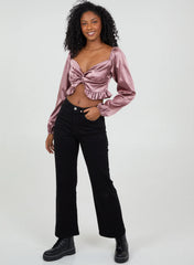 Twist Front Crop Top