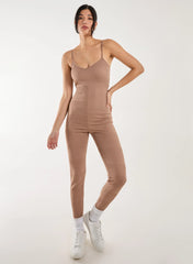 Ribbed Bodycon Unitard All in One