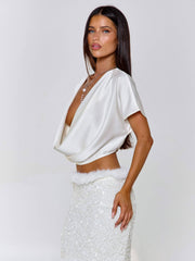 MILLIANA MAXI SKIRT WHITE