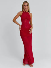 ZERRA MAXI DRESS RED