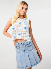 Heart Crochet Top