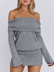KYOLA MINI DRESS GREY