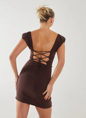 Tie Back Mini Dress