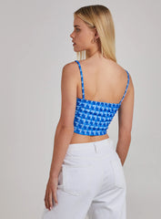 Geometric Print Cami Top