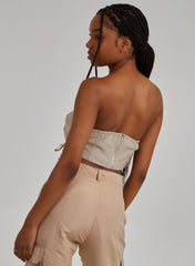 Cargo Lace Up Corset Top