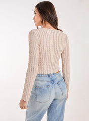 Tie Crinkle Cardigan